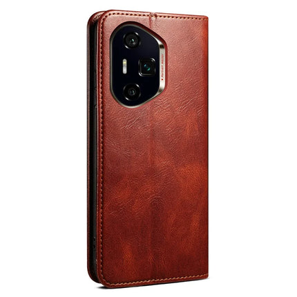 For Honor 300 Pro Case Crazy Horse Texture Waxy Leather Wallet Stand Phone Cover