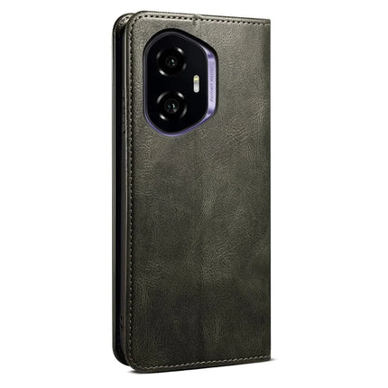 For Honor 300 Case Crazy Horse Texture Waxy Leather Wallet Stand Phone Cover