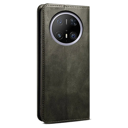 For Huawei Mate 70 Pro / Mate 70 Pro+ Case Crazy Horse Texture Waxy Leather Wallet Stand Phone Cover