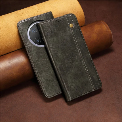 For Huawei Mate 70 Pro / Mate 70 Pro+ Case Crazy Horse Texture Waxy Leather Wallet Stand Phone Cover