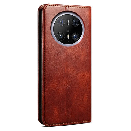 For Huawei Mate 70 Pro / Mate 70 Pro+ Case Crazy Horse Texture Waxy Leather Wallet Stand Phone Cover