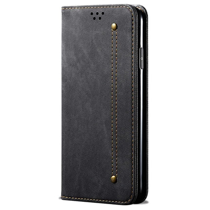 For Huawei Mate 70 Case Jeans Cloth Texture Anti-Scratch Leather Stand Phone Cover
