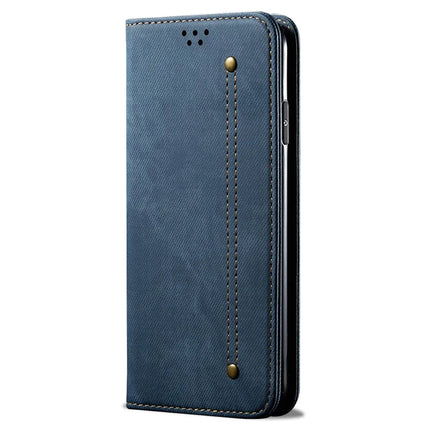For Huawei Mate 70 Case Jeans Cloth Texture Anti-Scratch Leather Stand Phone Cover