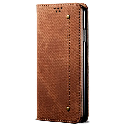 For Huawei Mate 70 Case Jeans Cloth Texture Anti-Scratch Leather Stand Phone Cover