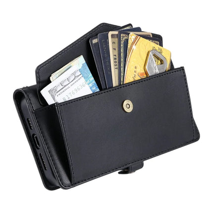 For Motorola Moto G75 5G Leather Case Wallet Stand Phone Cover with Straps
