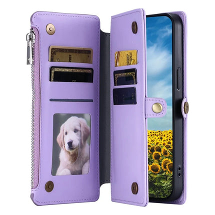 015 Style For Motorola Moto G75 5G Case TPU+PU Leather Wallet Phone Cover with Straps