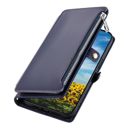 015 Style For Motorola Moto G75 5G Case TPU+PU Leather Wallet Phone Cover with Straps