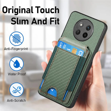 For Honor X60 Pro 5G Case with Card Holder Kickstand Leather Back Cover