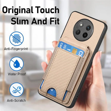 For Honor X60 Pro 5G Case with Card Holder Kickstand Leather Back Cover