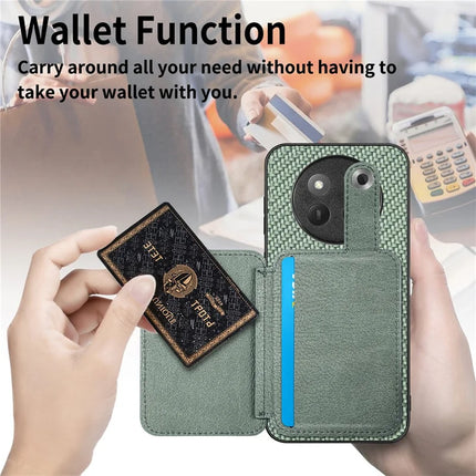 For Honor X60 Pro 5G Case Card Slots Kickstand Phone Back Cover with Card Tool