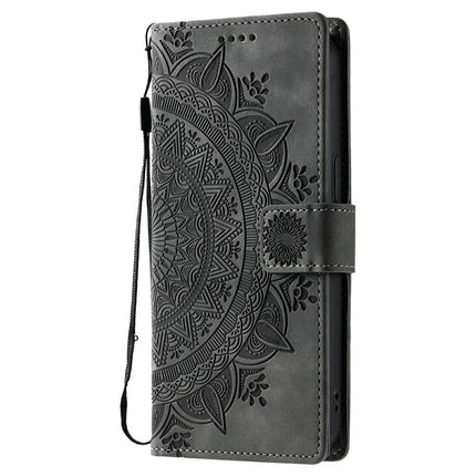 Style 018 For Motorola Moto G75 5G Case Imprinted Totem Skin Feel Wallet Leather Phone Cover
