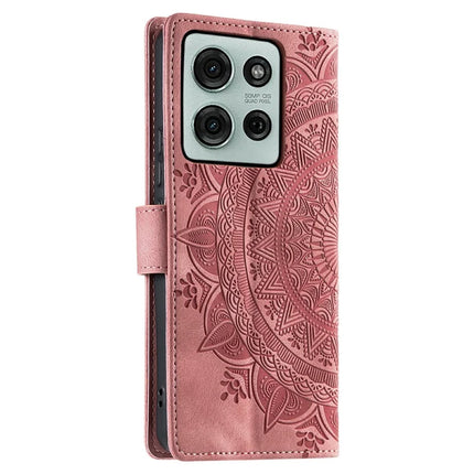 Style 018 For Motorola Moto G75 5G Case Imprinted Totem Skin Feel Wallet Leather Phone Cover