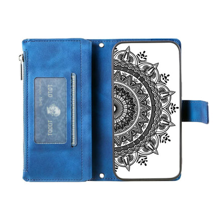 Style 006 For Motorola Moto G75 5G Wallet Case PU Leather Phone Cover Mandala Flower Pattern