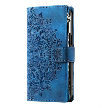 Style 006 For Motorola Moto G75 5G Wallet Case PU Leather Phone Cover Mandala Flower Pattern
