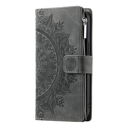 Style 006 For Motorola Moto G75 5G Wallet Case PU Leather Phone Cover Mandala Flower Pattern