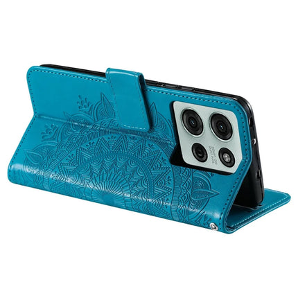 For Motorola Moto G75 5G Case Imprinted Totem PU Leather Wallet Stand Phone Cover