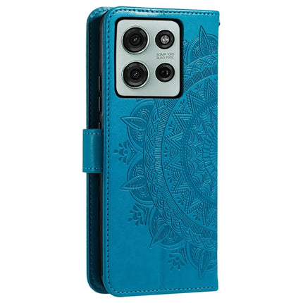 For Motorola Moto G75 5G Case Imprinted Totem PU Leather Wallet Stand Phone Cover
