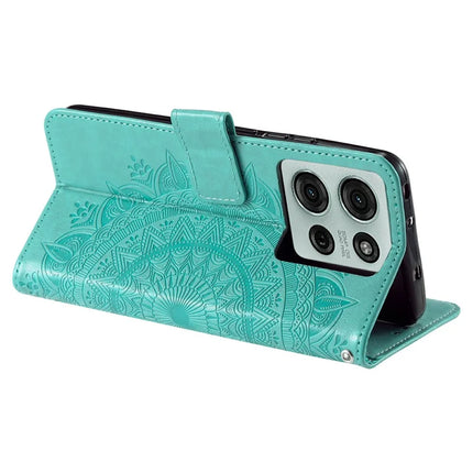 For Motorola Moto G75 5G Case Imprinted Totem PU Leather Wallet Stand Phone Cover