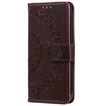 For Motorola Moto G75 5G Case Imprinted Totem PU Leather Wallet Stand Phone Cover