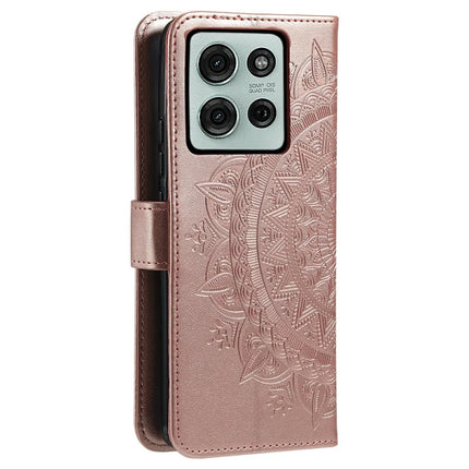 For Motorola Moto G75 5G Case Imprinted Totem PU Leather Wallet Stand Phone Cover