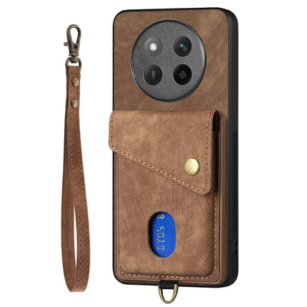 For Honor X60 Pro 5G Case with Card Holder Kickstand Leather Phone Back Cover