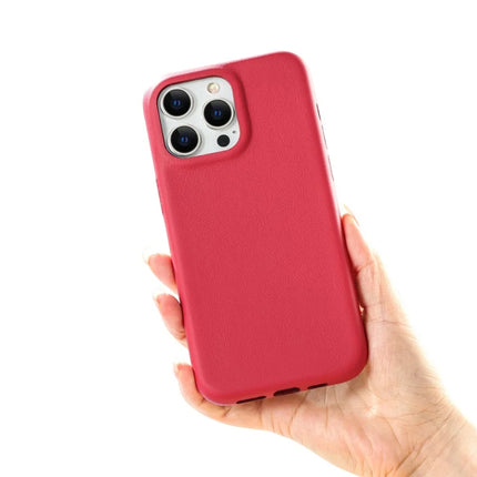 For iPhone 16 Pro Max Case Skin-Touch Lambskin Texture PU Leather + PET Phone Cover