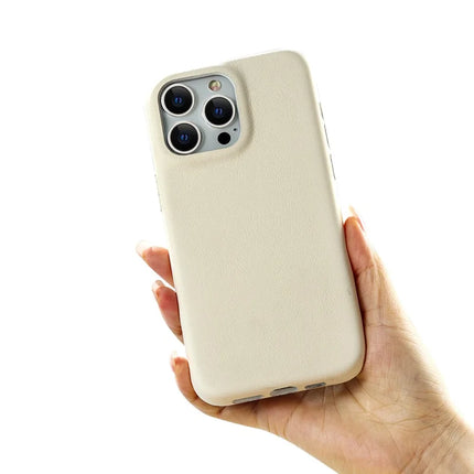 For iPhone 16 Pro Max Case Skin-Touch Lambskin Texture PU Leather + PET Phone Cover