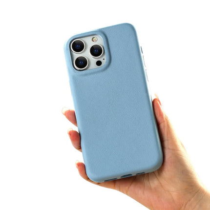 For iPhone 16 Pro Max Case Skin-Touch Lambskin Texture PU Leather + PET Phone Cover