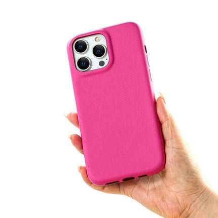 For iPhone 16 Pro Max Case Skin-Touch Lambskin Texture PU Leather + PET Phone Cover