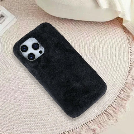 For iPhone 16 Pro Case Jade Fox Velvet Leather + PET Phone Protective Cover