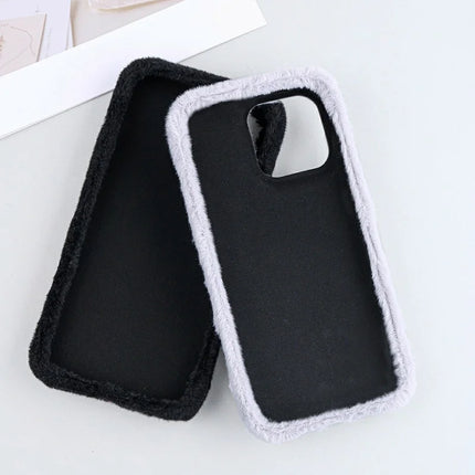 For iPhone 16 Pro Case Jade Fox Velvet Leather + PET Phone Protective Cover