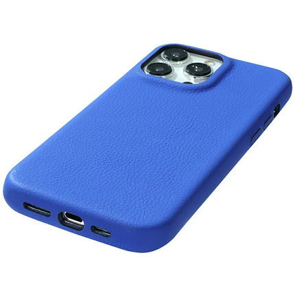 For iPhone 16 Pro Max Phone Case Skin Touch Litchi Texture Leather Coated PET Mobile Cover