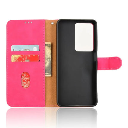 For Realme C75 Leather Case Skin Feel Anti Drop Wallet Flip Phone Cover