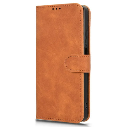 For Realme C75 Leather Case Skin Feel Anti Drop Wallet Flip Phone Cover