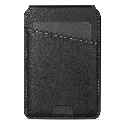 For iPhone 16 Plus Case Compatible with MagSafe Detachable Card Holder Kickstand Leather Phone Back Cover