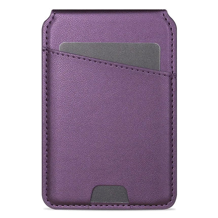 For iPhone 16 Plus Case Compatible with MagSafe Detachable Card Holder Kickstand Leather Phone Back Cover