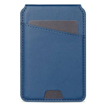 For iPhone 16 Plus Case Compatible with MagSafe Detachable Card Holder Kickstand Leather Phone Back Cover