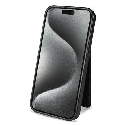 For iPhone 14 Case Compatible with MagSafe Detachable Card Holder Kickstand Leather Phone Back Cover