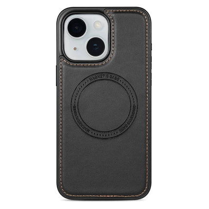 For iPhone 13 Case Compatible with MagSafe Detachable Card Holder Kickstand Leather Phone Back Cover