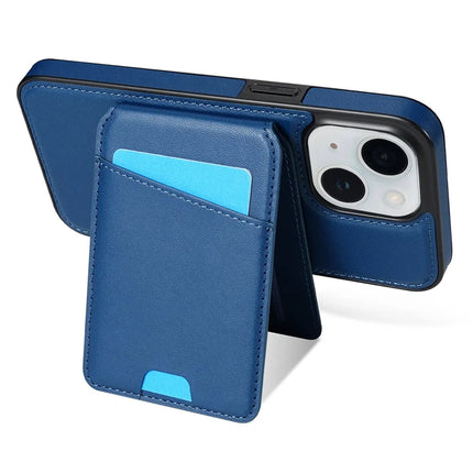 For iPhone 13 Case Compatible with MagSafe Detachable Card Holder Kickstand Leather Phone Back Cover