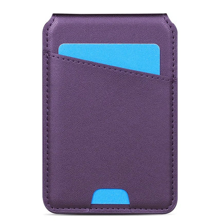 For iPhone 13 Case Compatible with MagSafe Detachable Card Holder Kickstand Leather Phone Back Cover