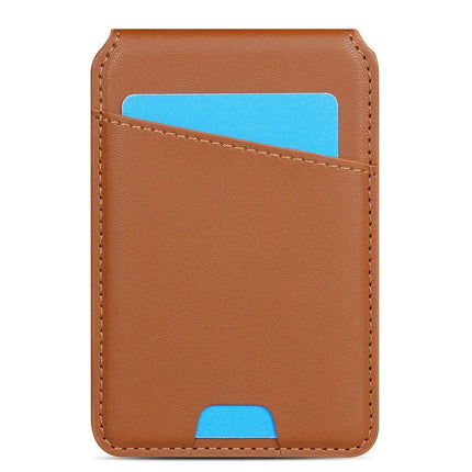For iPhone 13 Case Compatible with MagSafe Detachable Card Holder Kickstand Leather Phone Back Cover