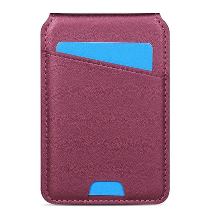 For iPhone 13 Case Compatible with MagSafe Detachable Card Holder Kickstand Leather Phone Back Cover