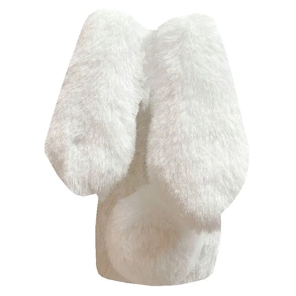 For Samsung Galaxy A36 5G Case Bunny Ears Furry Soft TPU Protective Phone Cover
