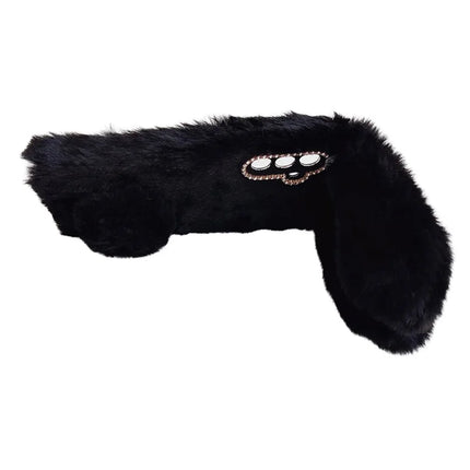 For Samsung Galaxy A36 5G Case Bunny Ears Furry Soft TPU Protective Phone Cover