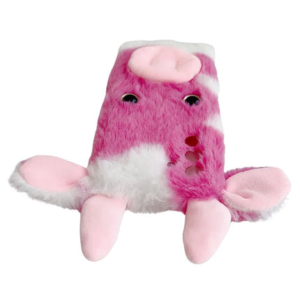 For Samsung Galaxy A36 5G Case Fluffy Cows Ear Soft TPU Protective Phone Cover