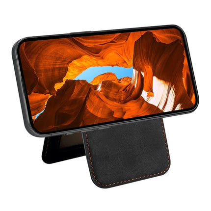 ESEBLE E2 For iPhone 16 Pro Max Magnetic Case RFID Blocking Retro Leather Back Cover with Detachable Card Holder