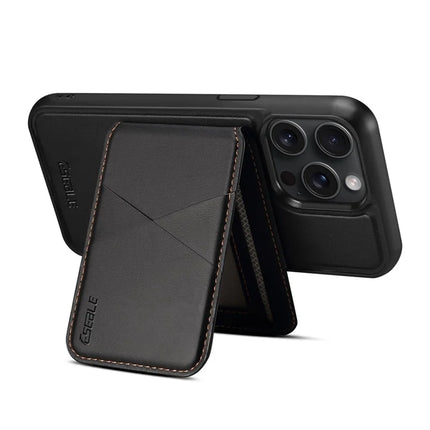 ESEBLE E3 For iPhone 15 Pro Max Magnetic Case with Detachable Card Holder Leather + TPU RFID Blocking Phone Cover