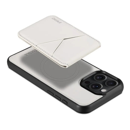 ESEBLE E3 For iPhone 16 Pro Max Magnetic Case with Detachable Card Holder Leather + TPU RFID Blocking Phone Cover