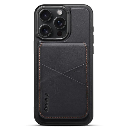 ESEBLE E3 For iPhone 16 Pro Max Magnetic Case with Detachable Card Holder Leather + TPU RFID Blocking Phone Cover